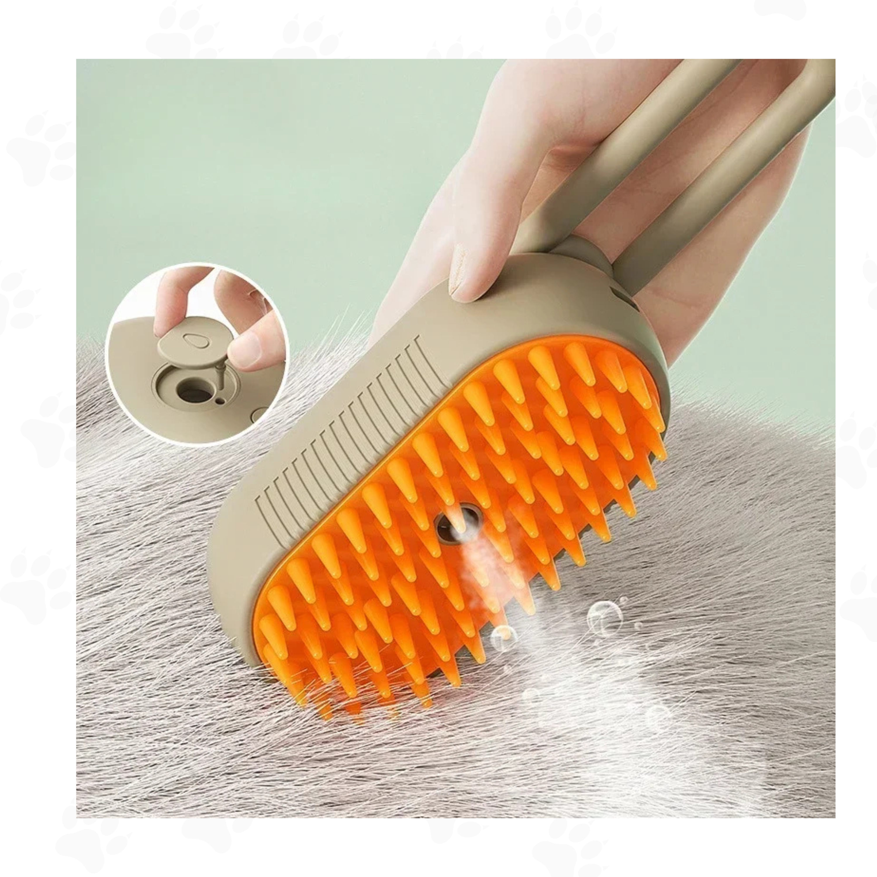 Brosse Vapeur™ — Toilettage sans bain pour chats et chiens