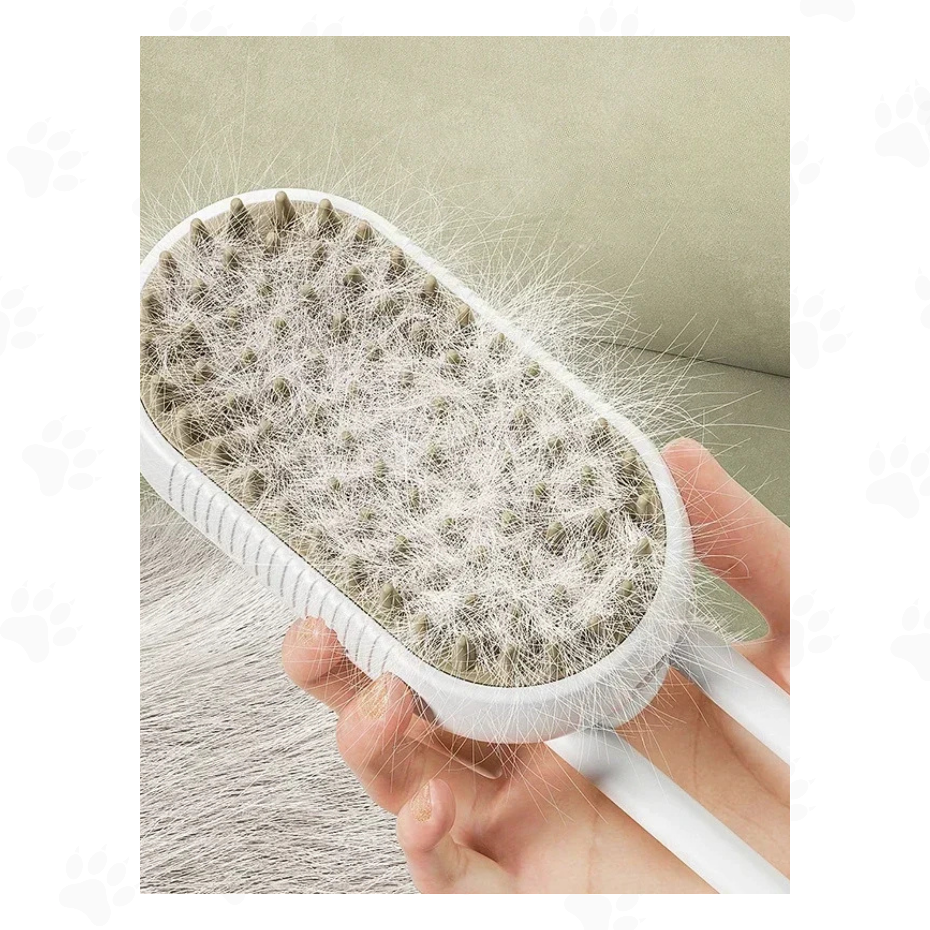 Brosse Vapeur™ — Toilettage sans bain pour chats et chiens